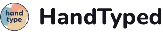 HandTyped logo